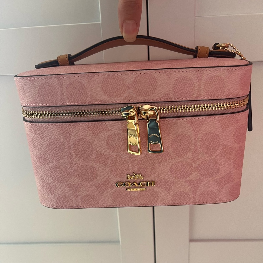 Coach Powder Pink Cosmetic Case
